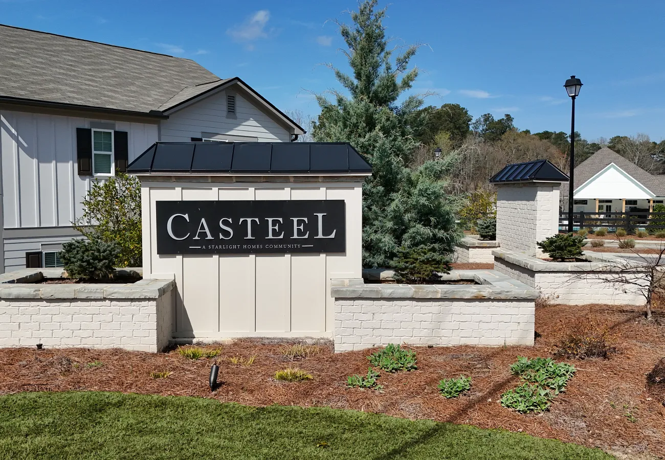Casteel Entrance Monument