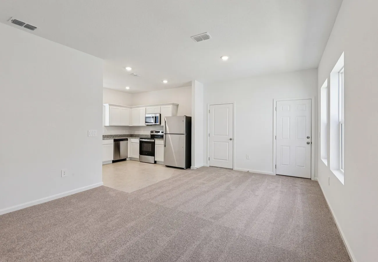 Starlight Homes The Ellis Family Room and Dining Area