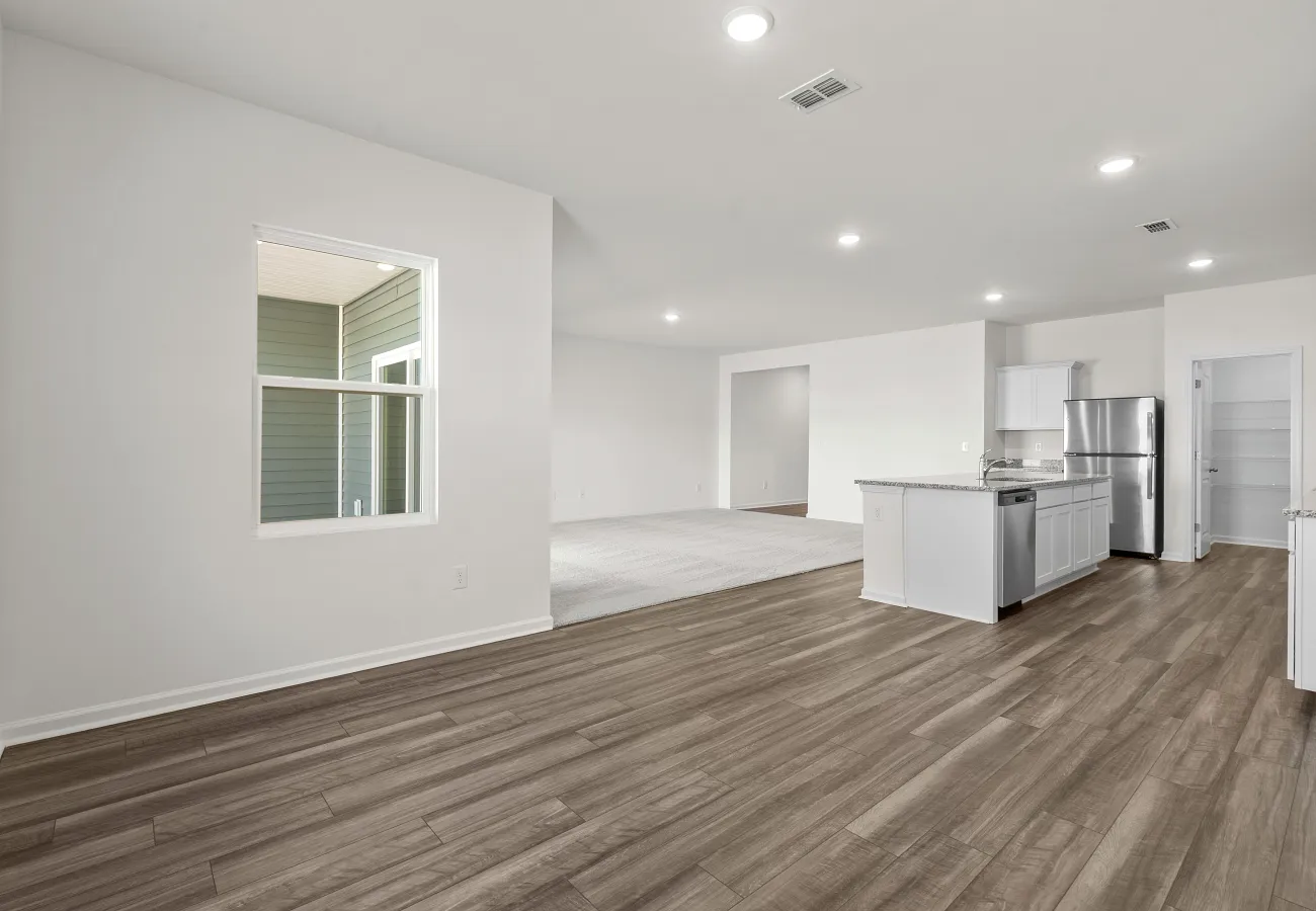 Starlight Homes The Europa Kitchen, Family Room & Dining Room