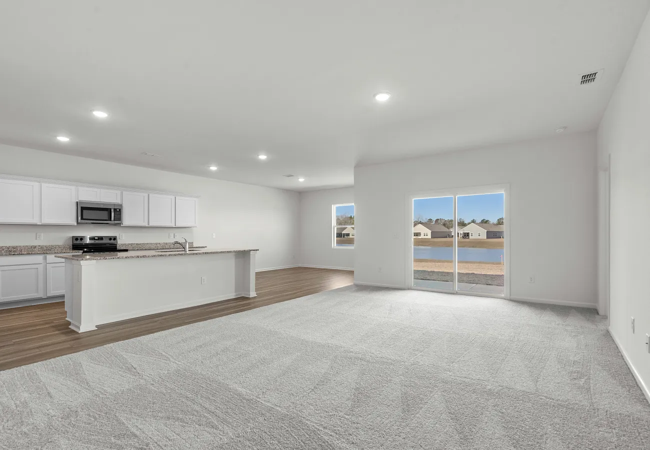 Starlight Homes The Europa Kitchen, Family Room & Dining Room