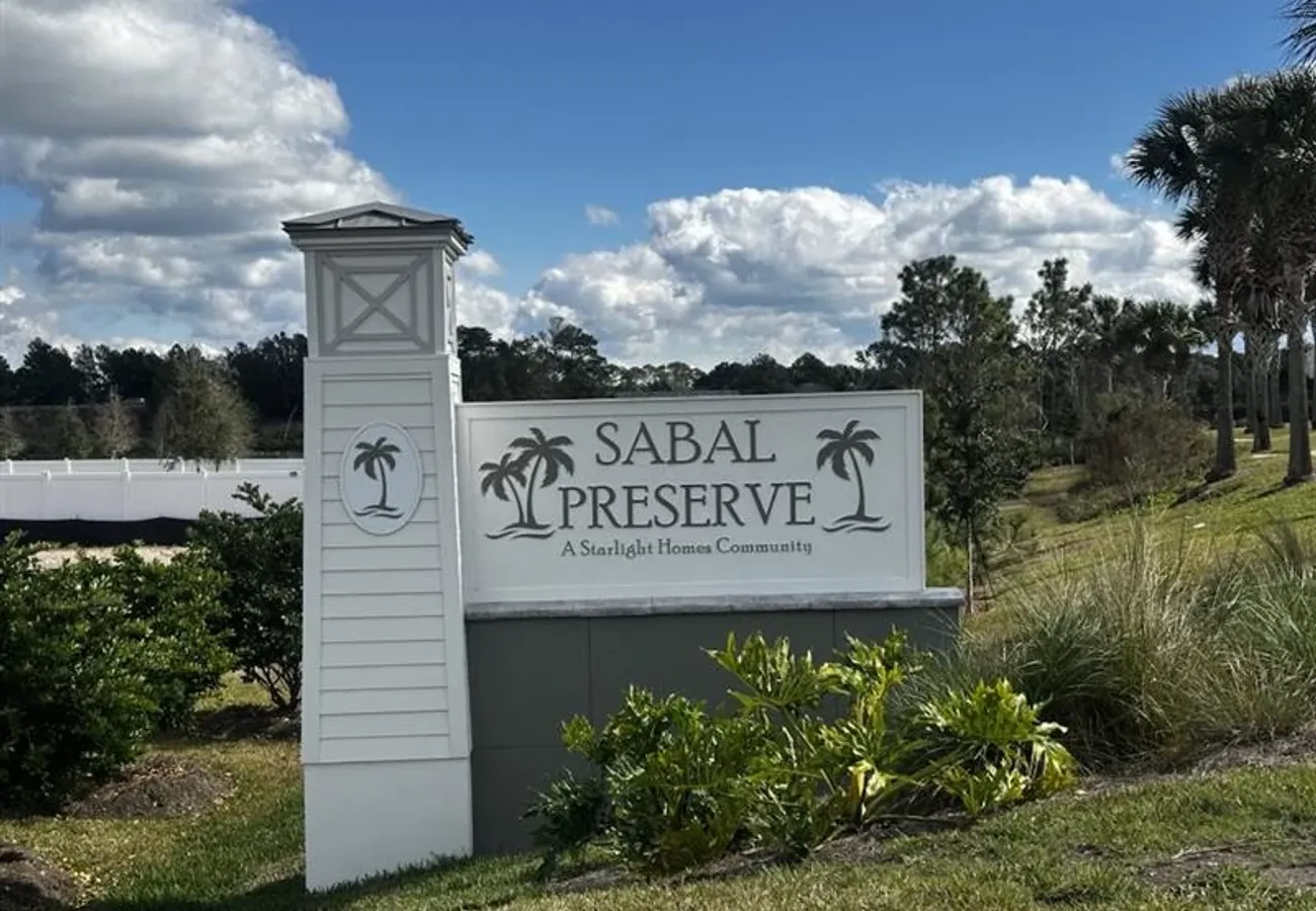 Sabal Preserve Entrance Monument