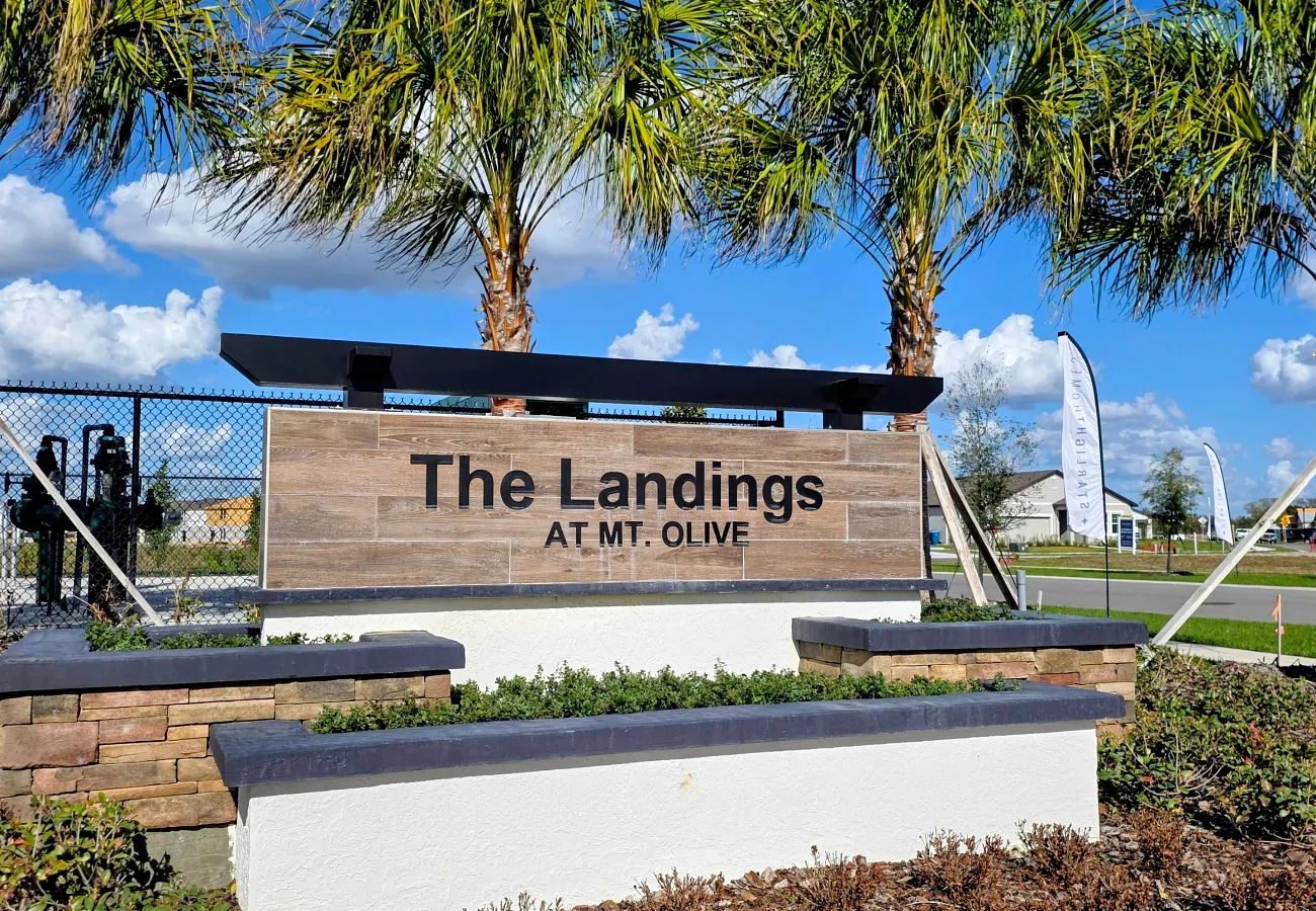 Landings at Mount Olive Entrance Monument