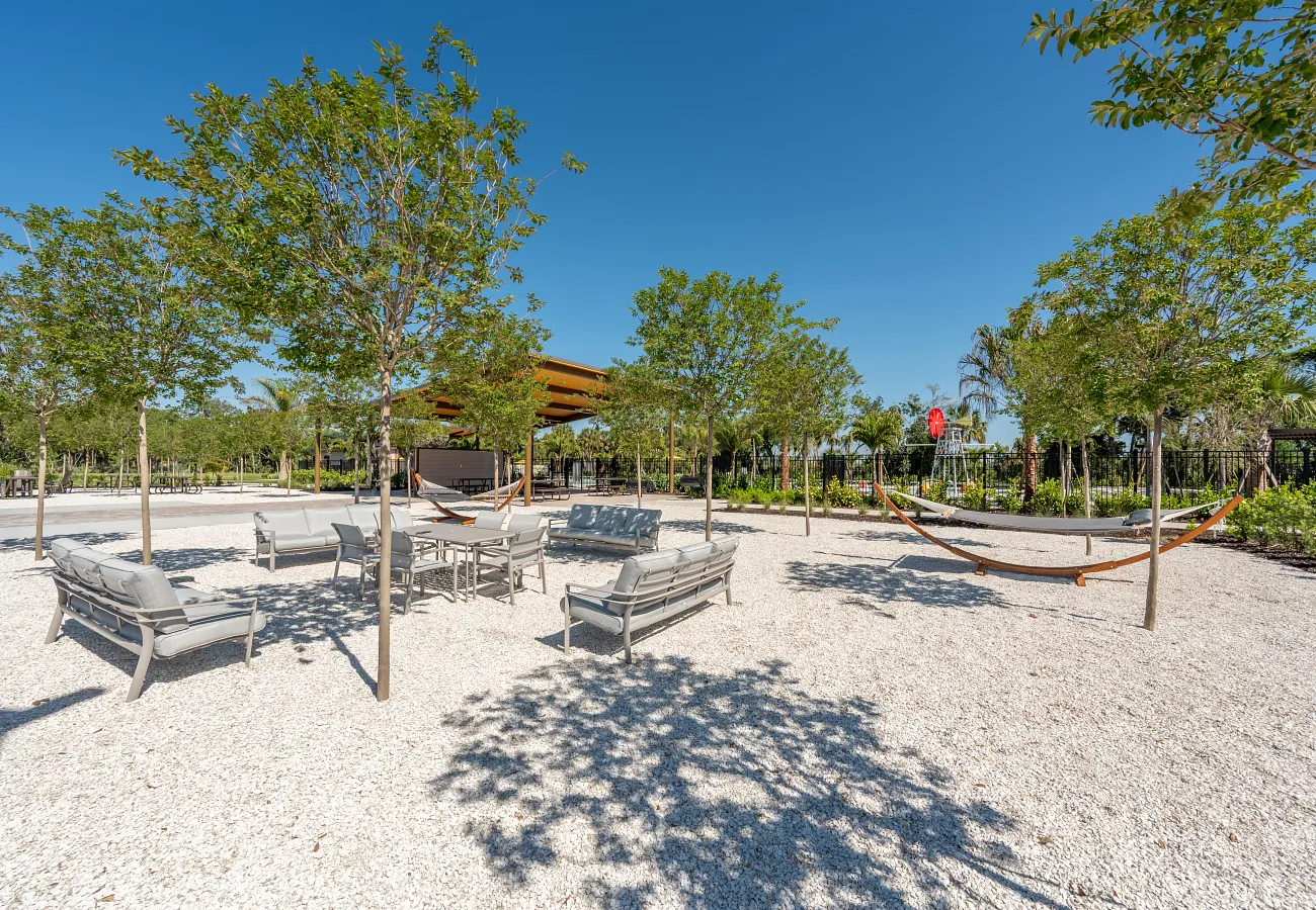 Oakfield Lakes Pool Lounge Area