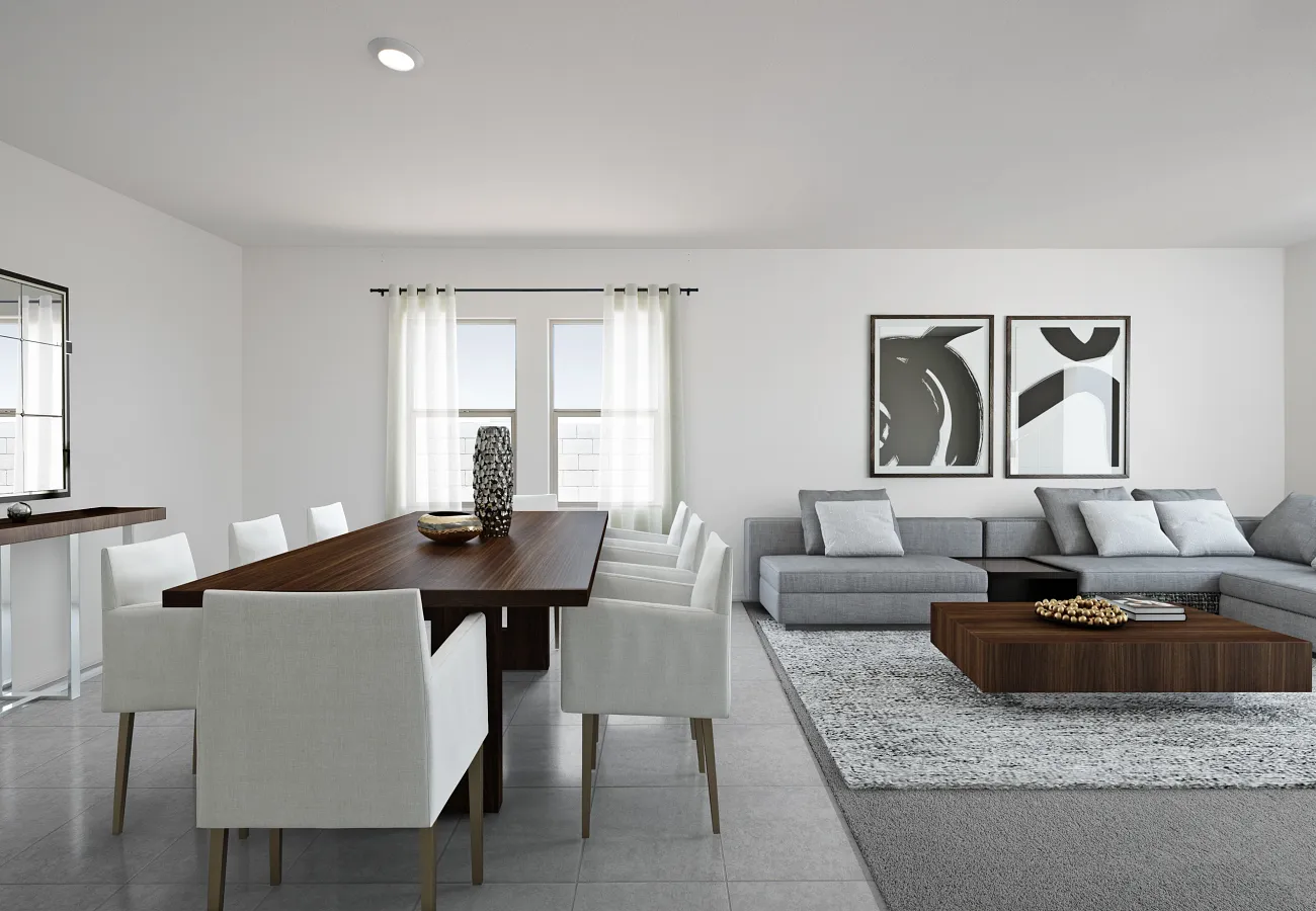 The Prism Dining Room and Family Room