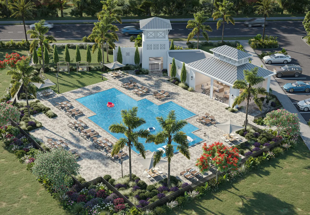Sabal Preserve Pool & Clubhouse