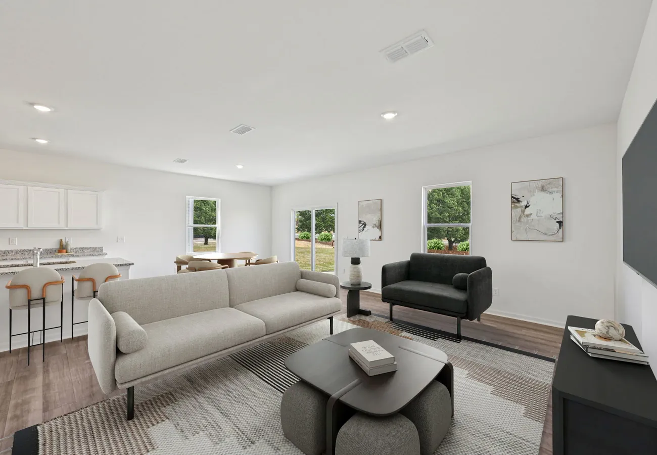 Starlight Homes The Splendor Family Room and Dining Area