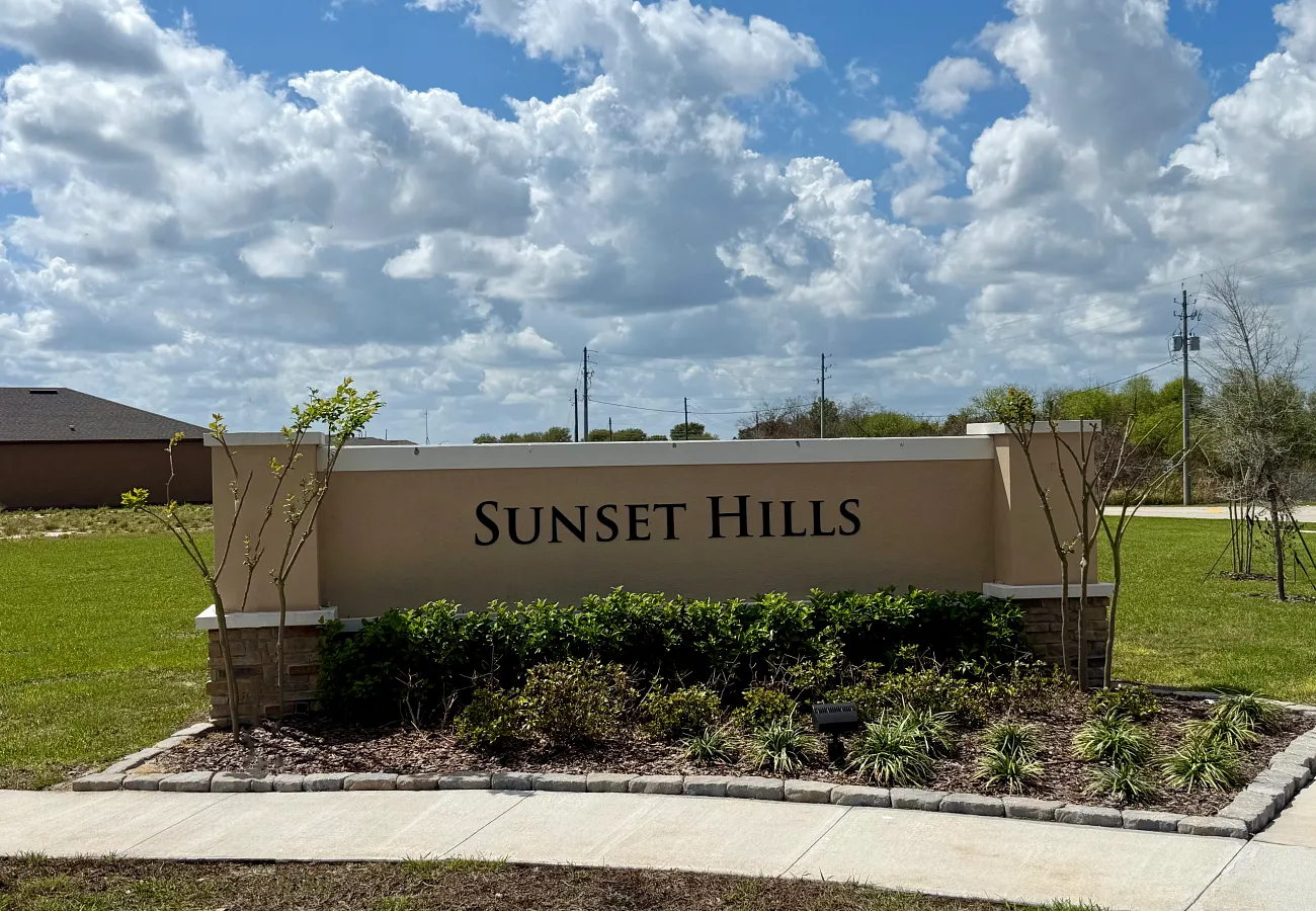 Sunset Hills Entrance Monument